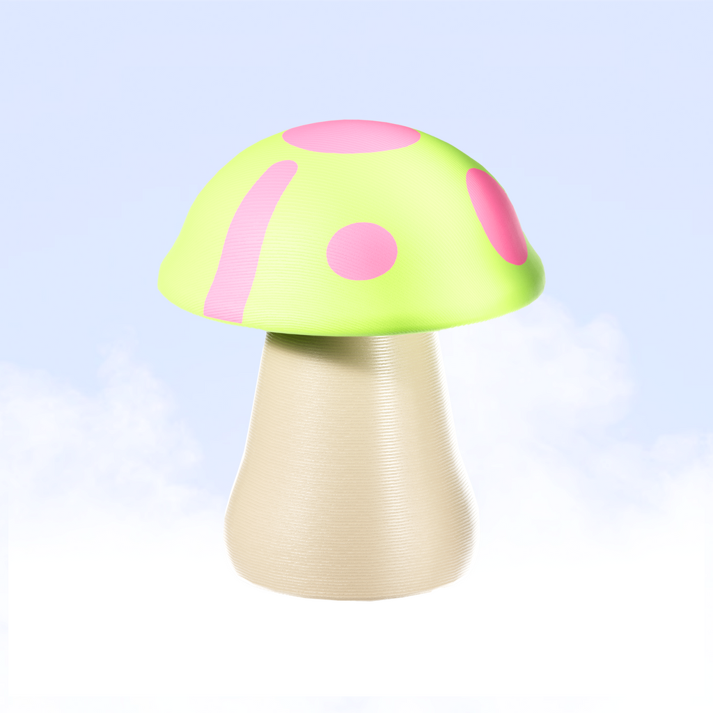 4-Pack Mushroom Knob