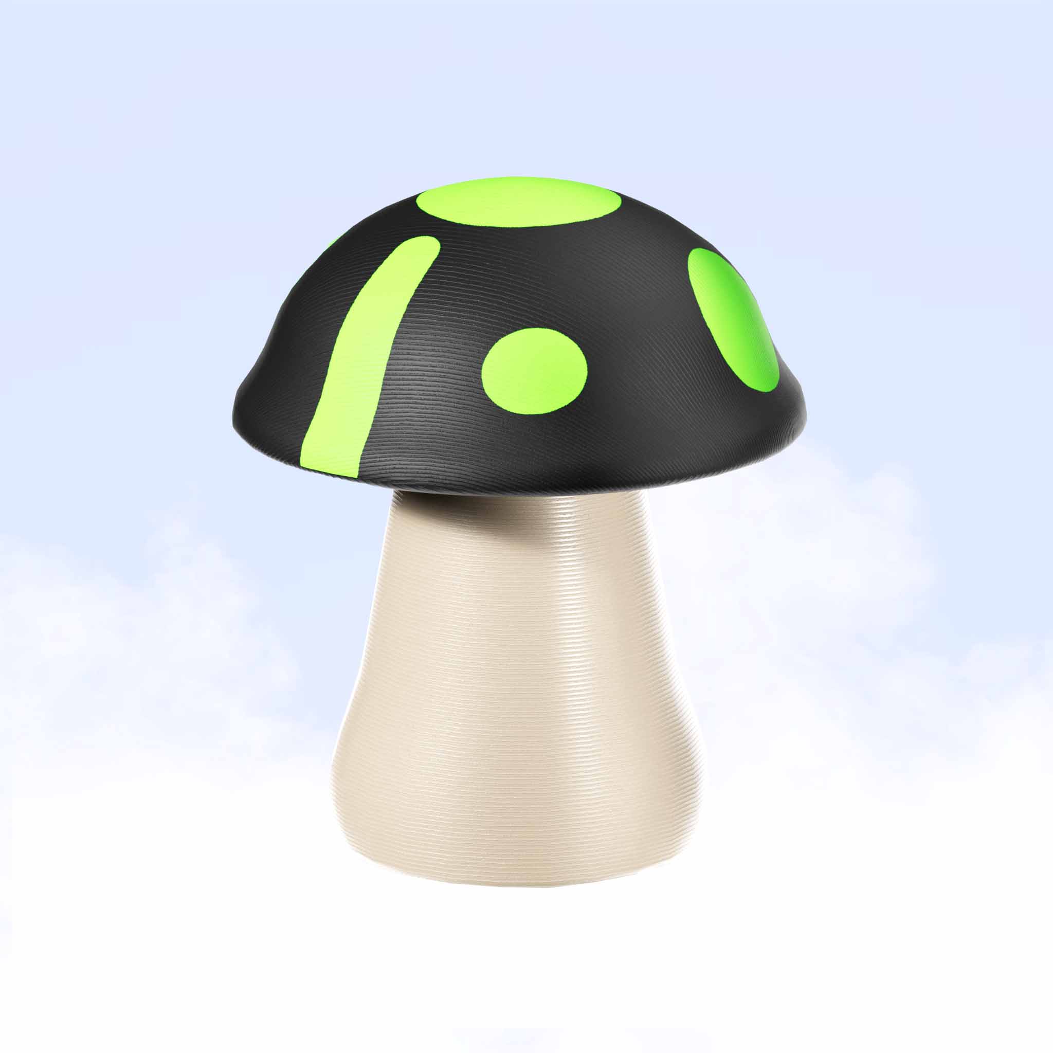 4-Pack Mushroom Knob