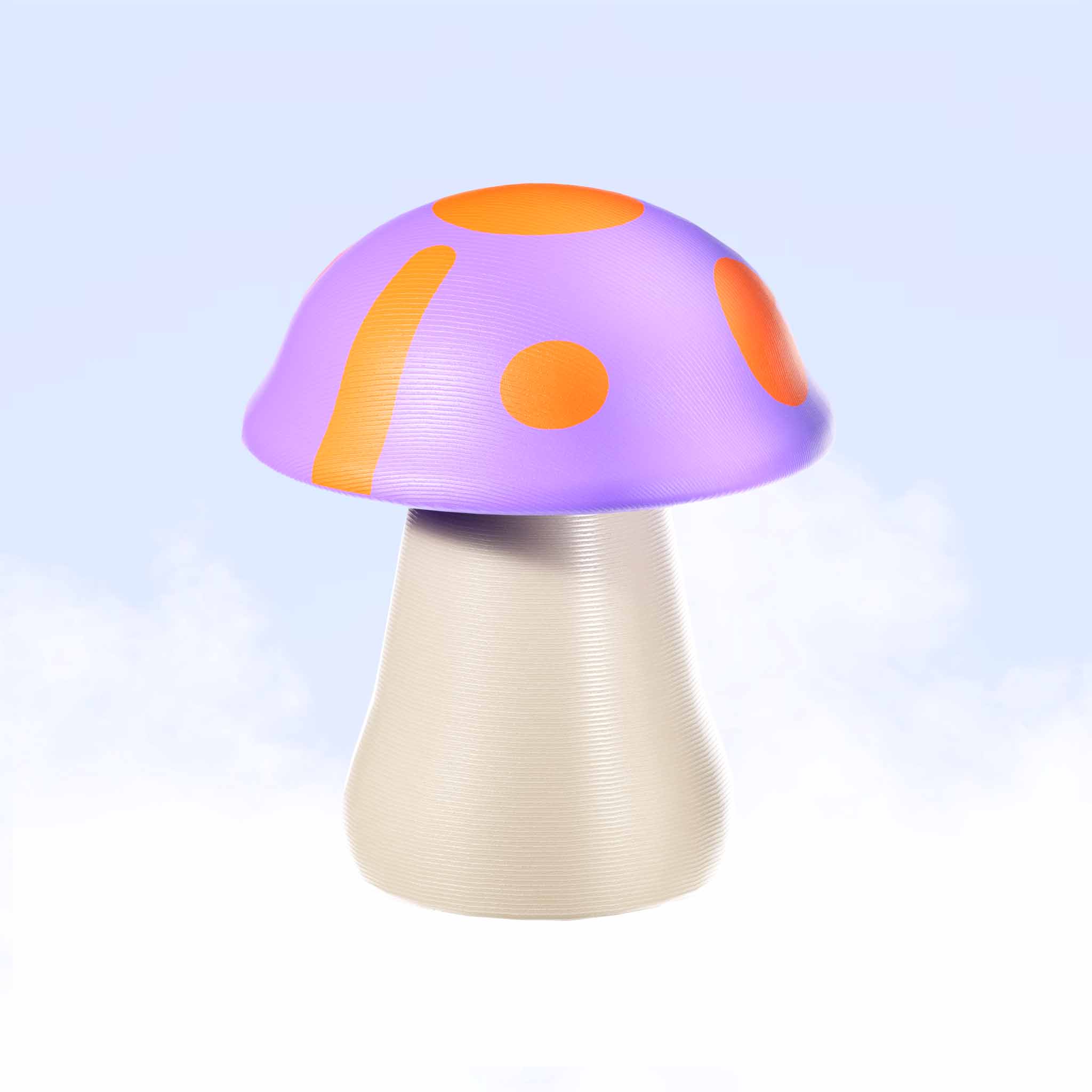 4-Pack Mushroom Knob