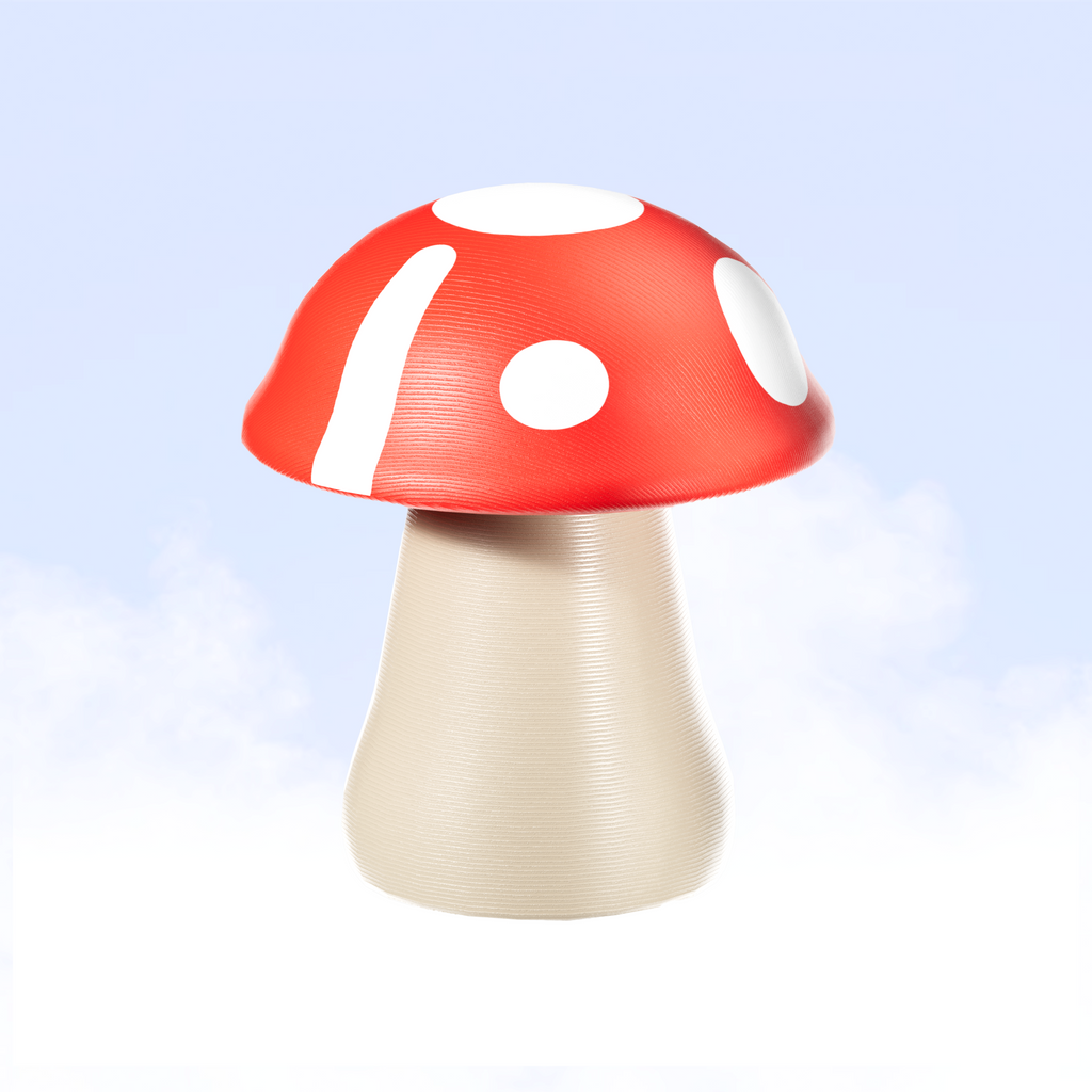 4-Pack Mushroom Knob
